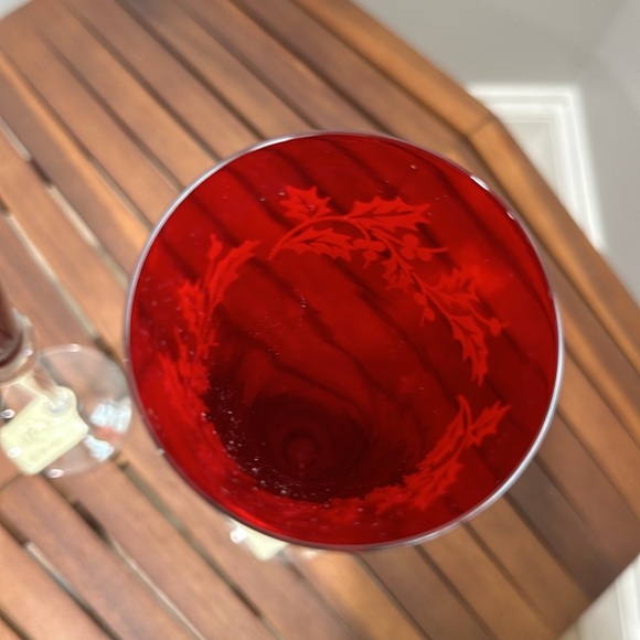 Beautiful holiday Lenox Holiday Gems toasting flutes. Set of 2. Orig. $40 each - Picture 4 of 9